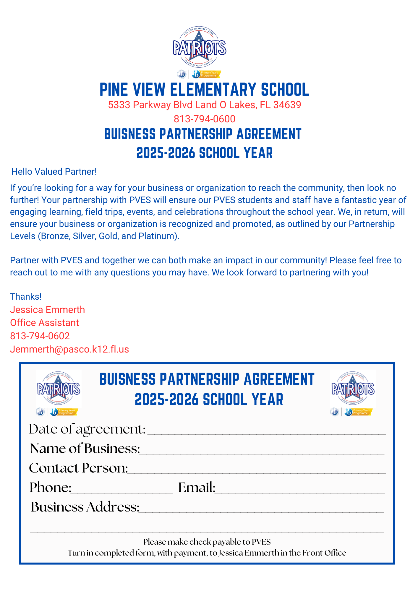 <p>Form for businesses</p>